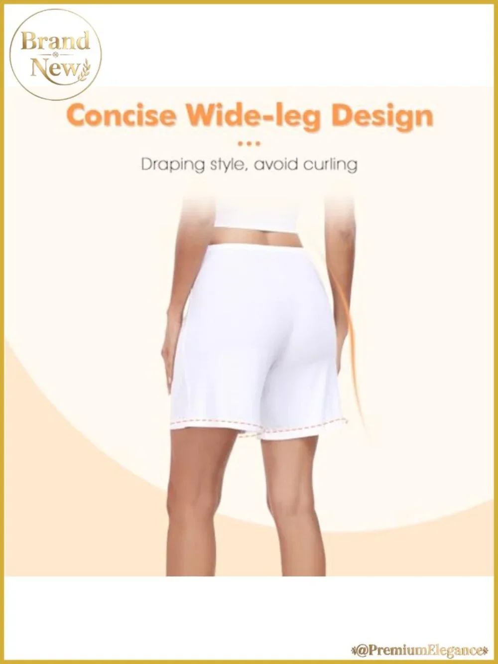 Women's Pettipants Half Slip Shorts High Stretch Rayon Spandex Liner for Under
